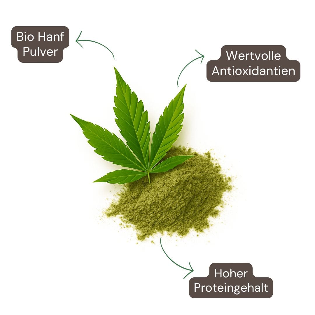 Bio Hanf Protein Pulver 300g (vegan)-1